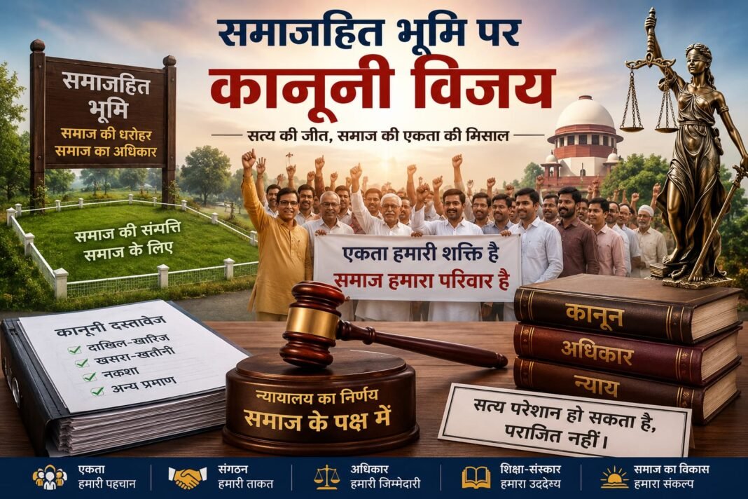 अजमेर पुष्कर स्थित समाजहित हेतु ली गयी भूमि पर कानूनी विजय…, अजमेर पुष्कर स्थित समाजहित हेतु ली गयी भूमि पर कानूनी विजय…,